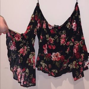Off the shoulder going out top